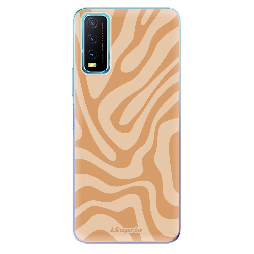 Odolné silikónové puzdro iSaprio - Zebra Orange - Vivo Y20s