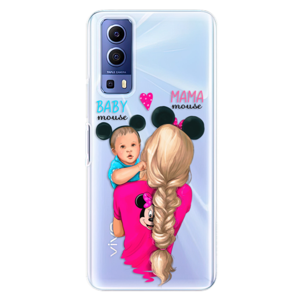 Odolné silikónové puzdro iSaprio - Mama Mouse Blonde and Boy - Vivo Y52 5G
