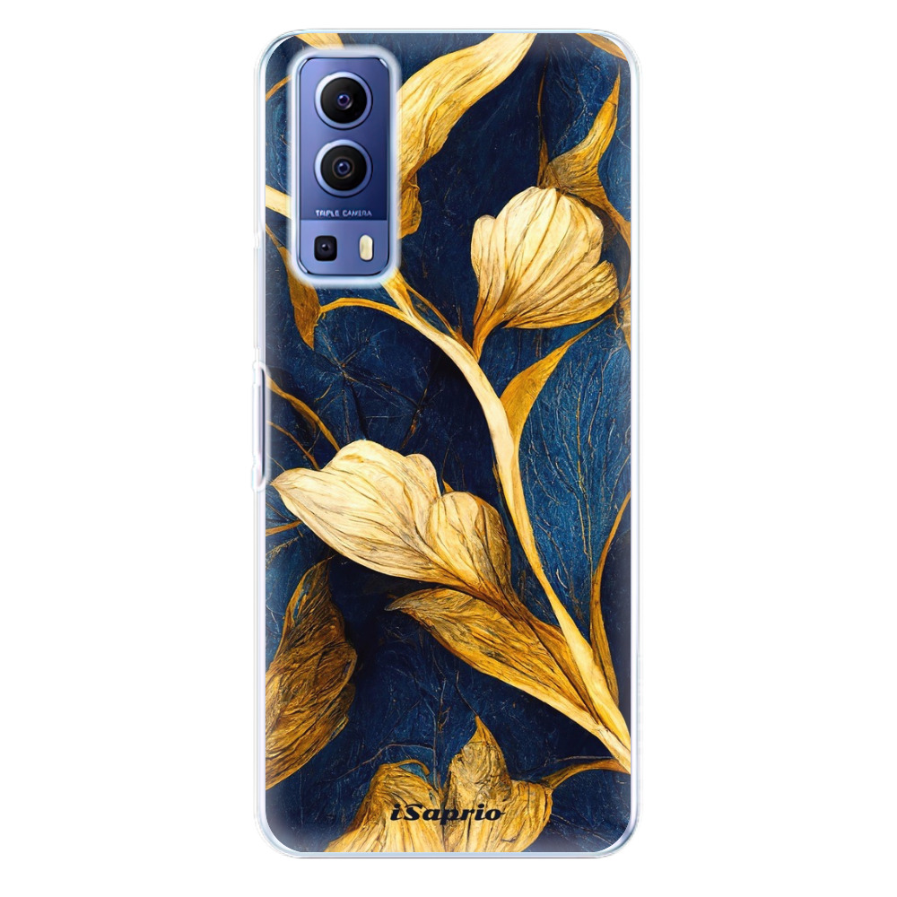 Odolné silikónové puzdro iSaprio - Gold Leaves - Vivo Y52 5G