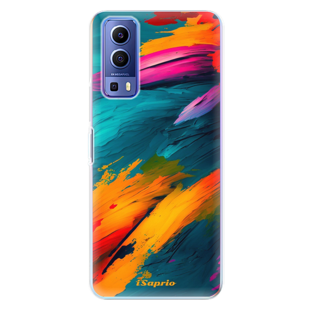 Odolné silikónové puzdro iSaprio - Blue Paint - Vivo Y72 5G