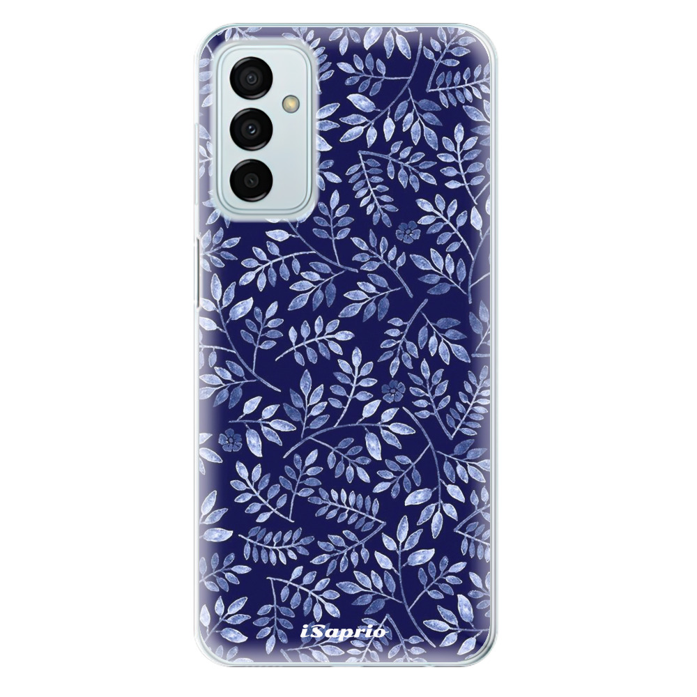 Odolné silikónové puzdro iSaprio - Blue Leaves 05 - Samsung Galaxy M23 5G
