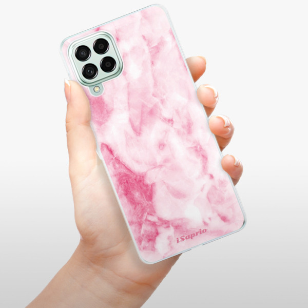 Odolné silikónové puzdro iSaprio - RoseMarble 16 - Samsung Galaxy M53 5G