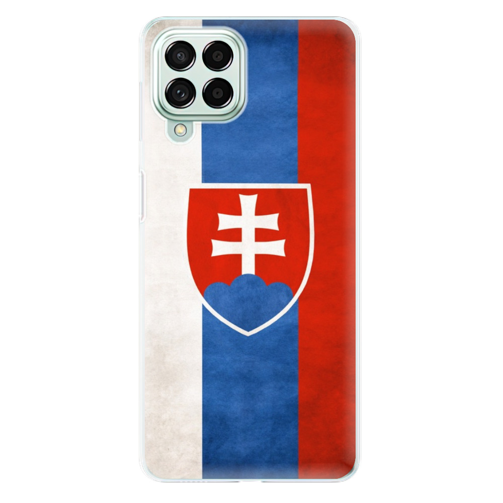 Odolné silikónové puzdro iSaprio - Slovakia Flag - Samsung Galaxy M53 5G