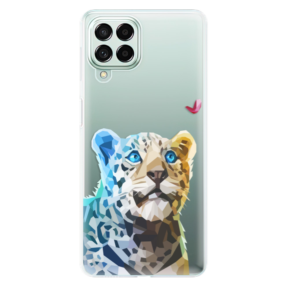 Odolné silikónové puzdro iSaprio - Leopard With Butterfly - Samsung Galaxy M53 5G