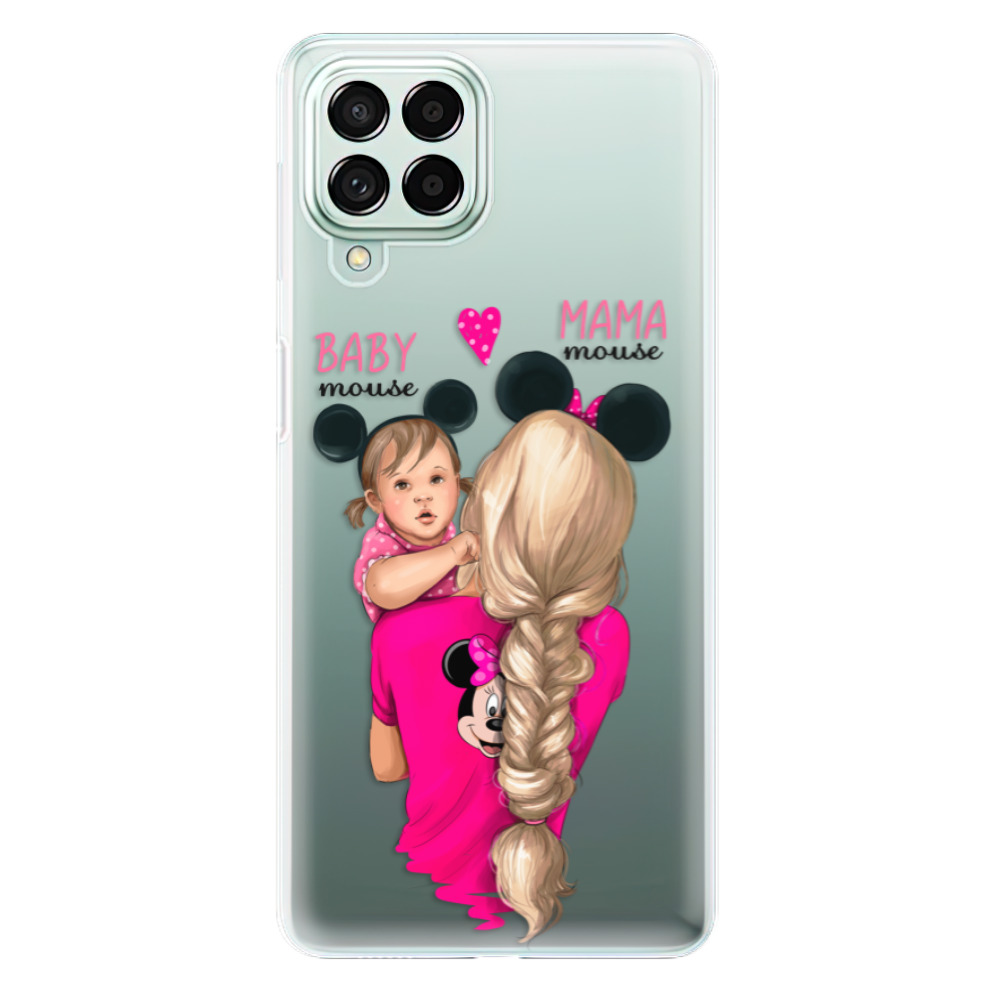 Odolné silikónové puzdro iSaprio - Mama Mouse Blond and Girl - Samsung Galaxy M53 5G