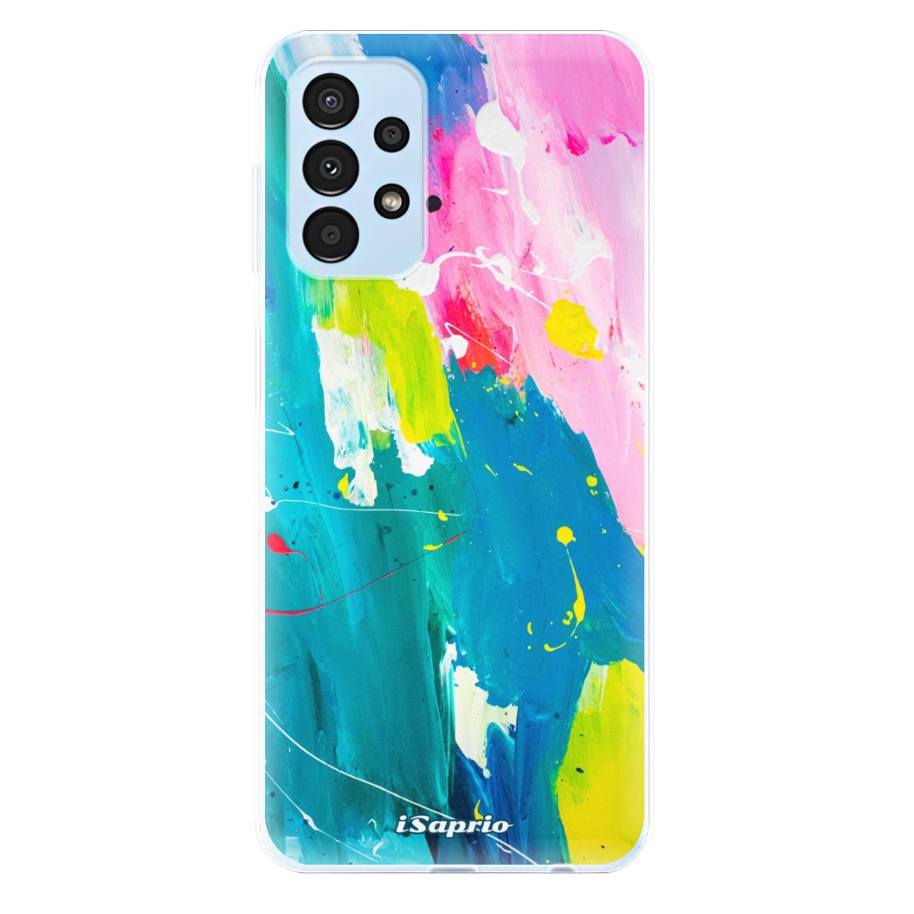Odolné silikónové puzdro iSaprio - Abstract Paint 04 - Samsung Galaxy A13