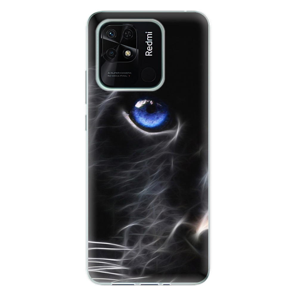 Odolné silikónové puzdro iSaprio - Black Puma - Xiaomi Redmi 10C