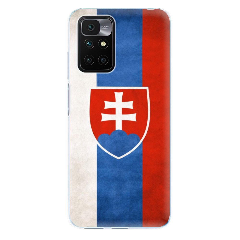 Odolné silikónové puzdro iSaprio - Slovakia Flag - Xiaomi Redmi 10