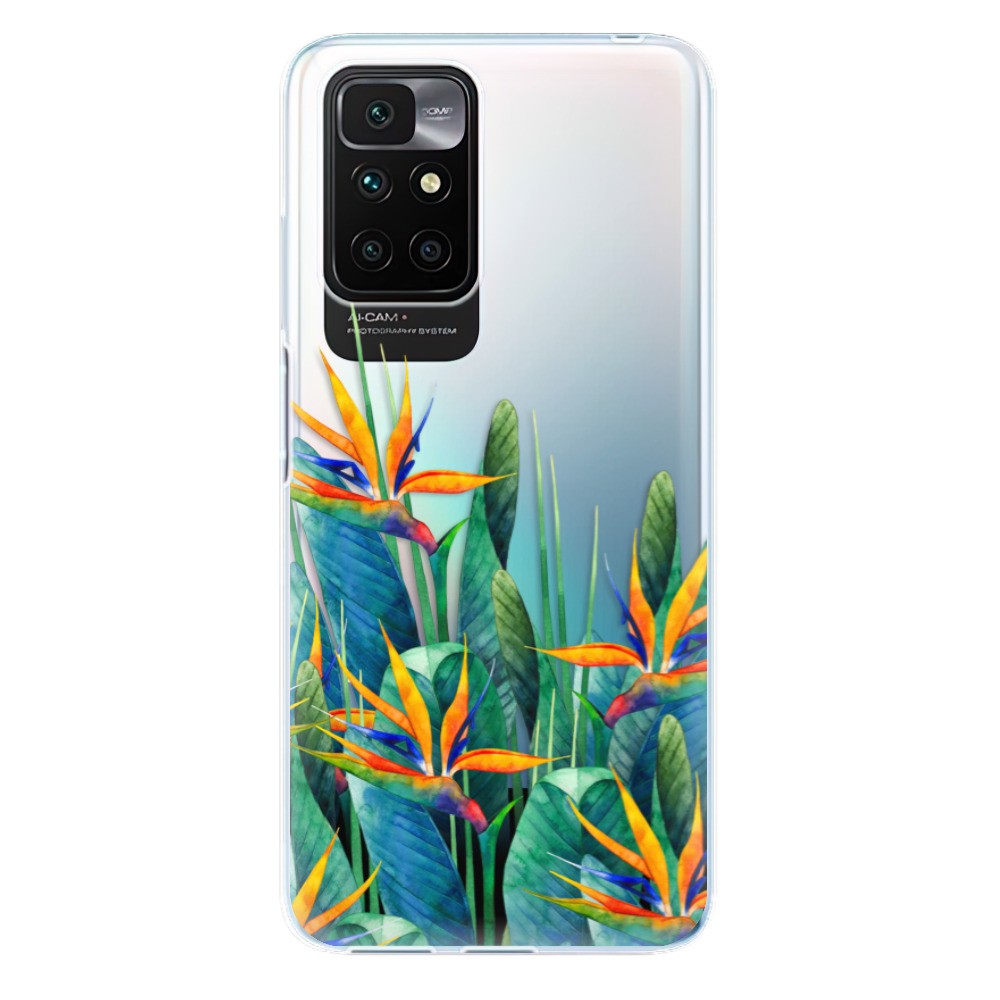 Odolné silikónové puzdro iSaprio - Exotic Flowers - Xiaomi Redmi 10