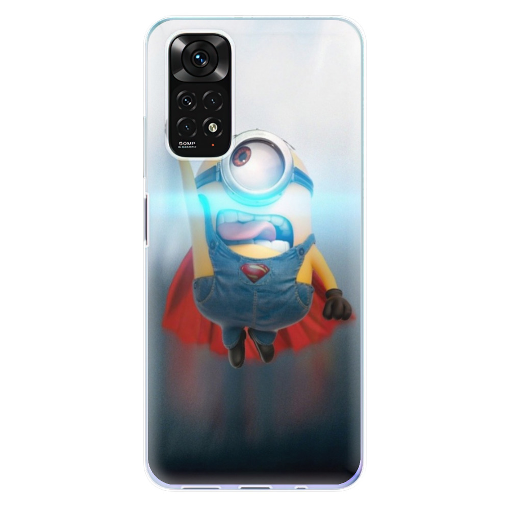 Odolné silikónové puzdro iSaprio - Mimons Superman 02 - Xiaomi Redmi Note 11 / Note 11S