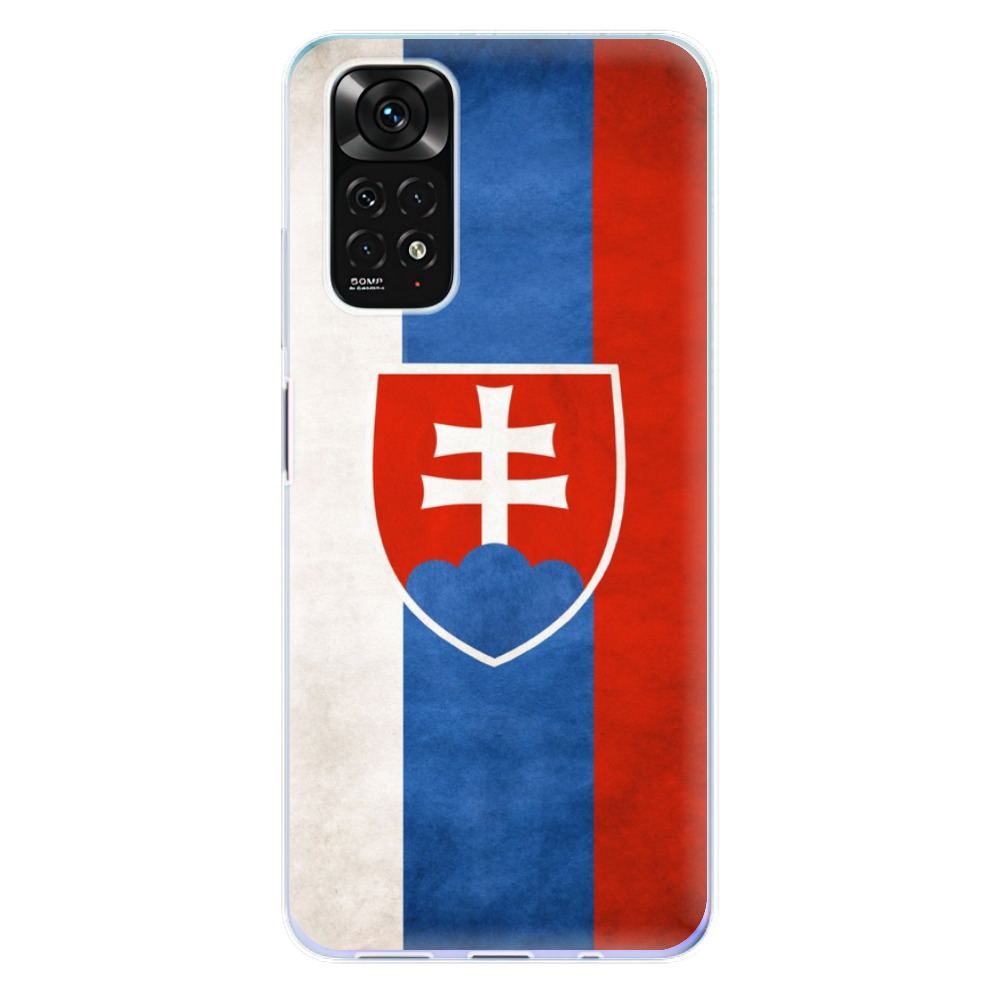 Odolné silikónové puzdro iSaprio - Slovakia Flag - Xiaomi Redmi Note 11 / Note 11S