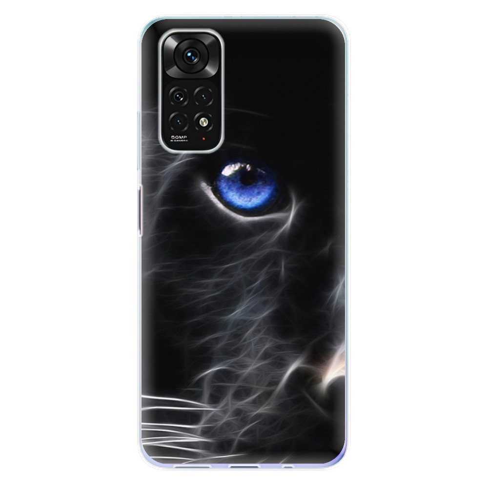 Odolné silikónové puzdro iSaprio - Black Puma - Xiaomi Redmi Note 11 / Note 11S