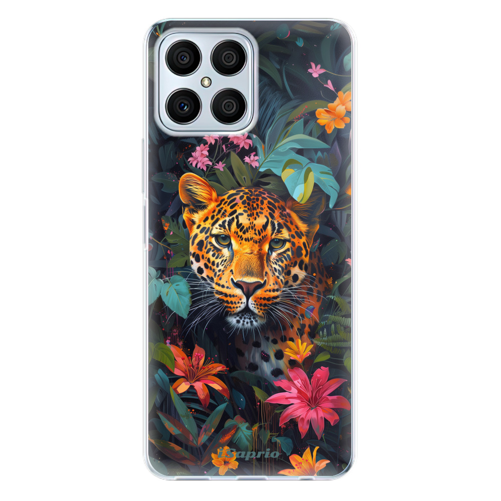 Odolné silikónové puzdro iSaprio - Flower Jaguar - Honor X8