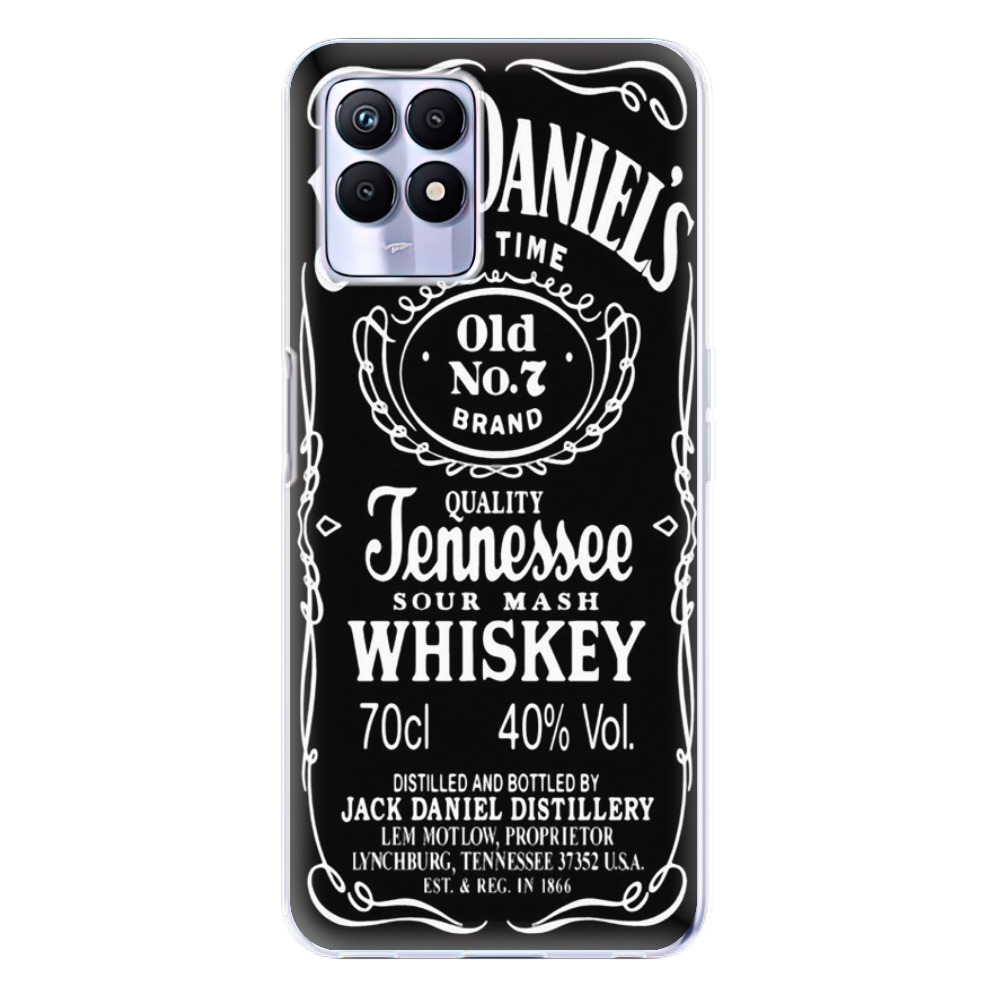 Odolné silikónové puzdro iSaprio - Jack Daniels - Realme 8i