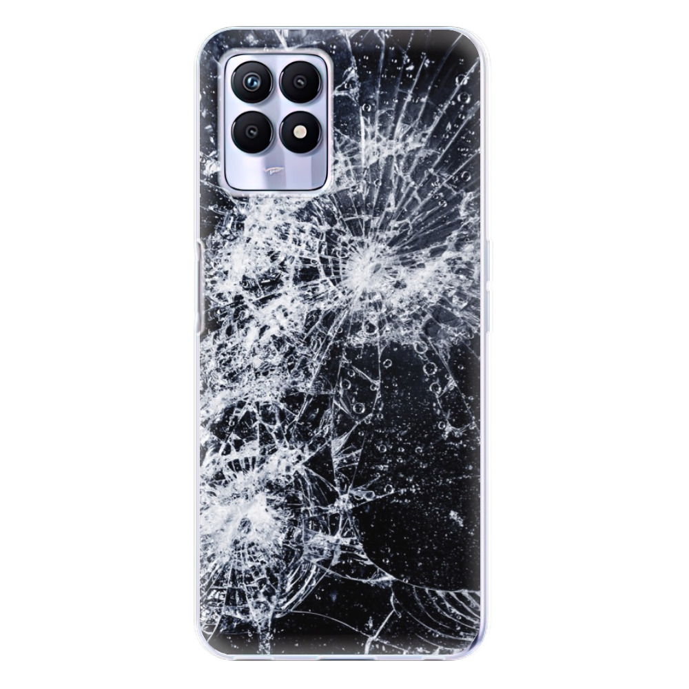 Odolné silikónové puzdro iSaprio - Cracked - Realme 8i