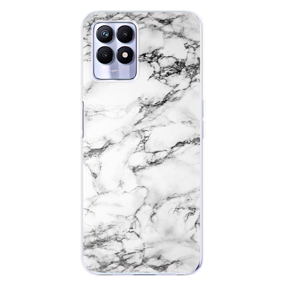 Odolné silikónové puzdro iSaprio - White Marble 01 - Realme 8i