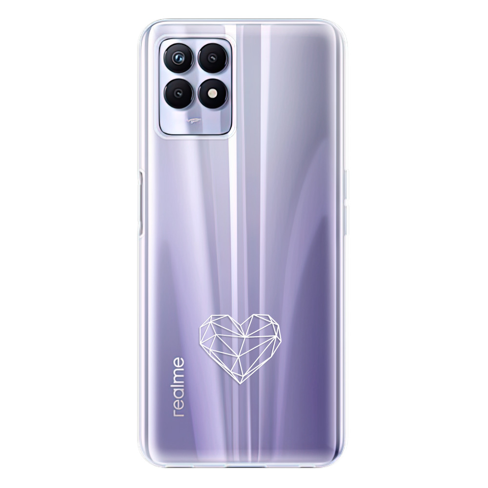 Odolné silikónové puzdro iSaprio - čiré - Digital Love - Realme 8i