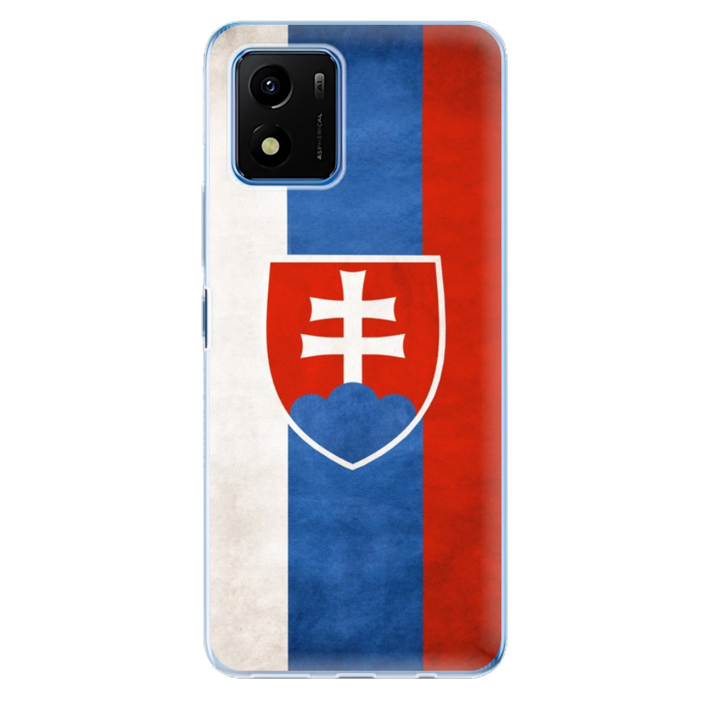 Odolné silikónové puzdro iSaprio - Slovakia Flag - Vivo Y01