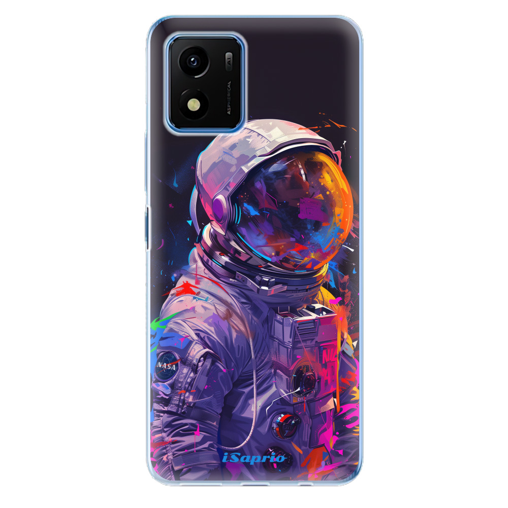 Odolné silikónové puzdro iSaprio - Neon Astronaut - Vivo Y01