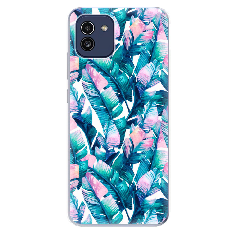 Odolné silikónové puzdro iSaprio - Palm Leaves 03 - Samsung Galaxy A03