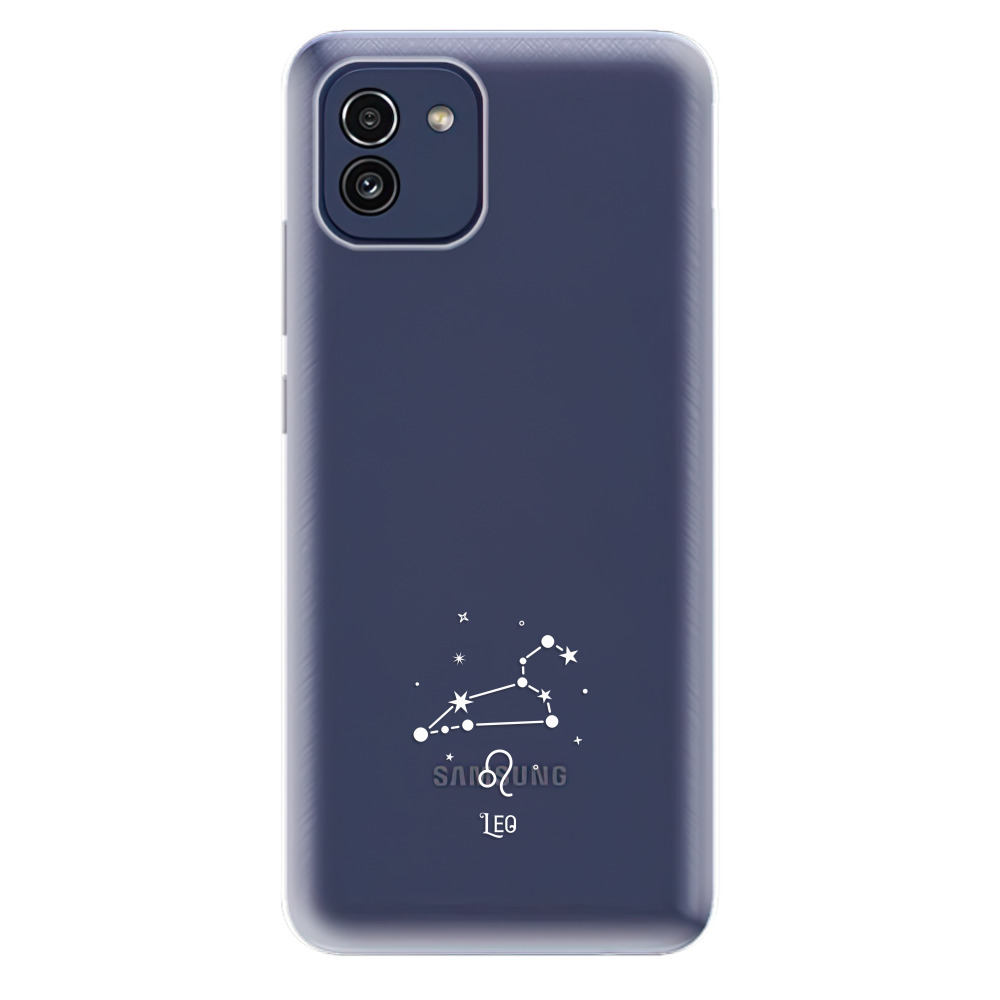 Odolné silikónové puzdro iSaprio - čiré - Lev - Samsung Galaxy A03