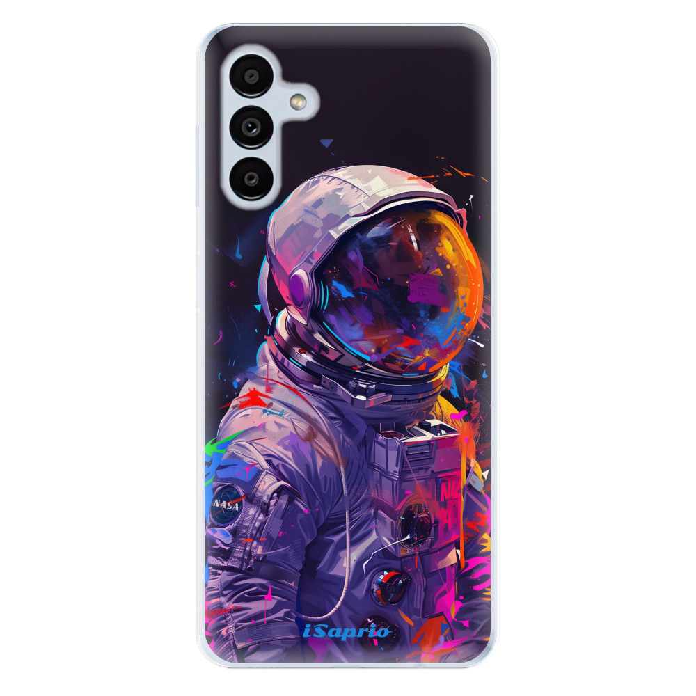 Odolné silikónové puzdro iSaprio - Neon Astronaut - Samsung Galaxy A13 5G