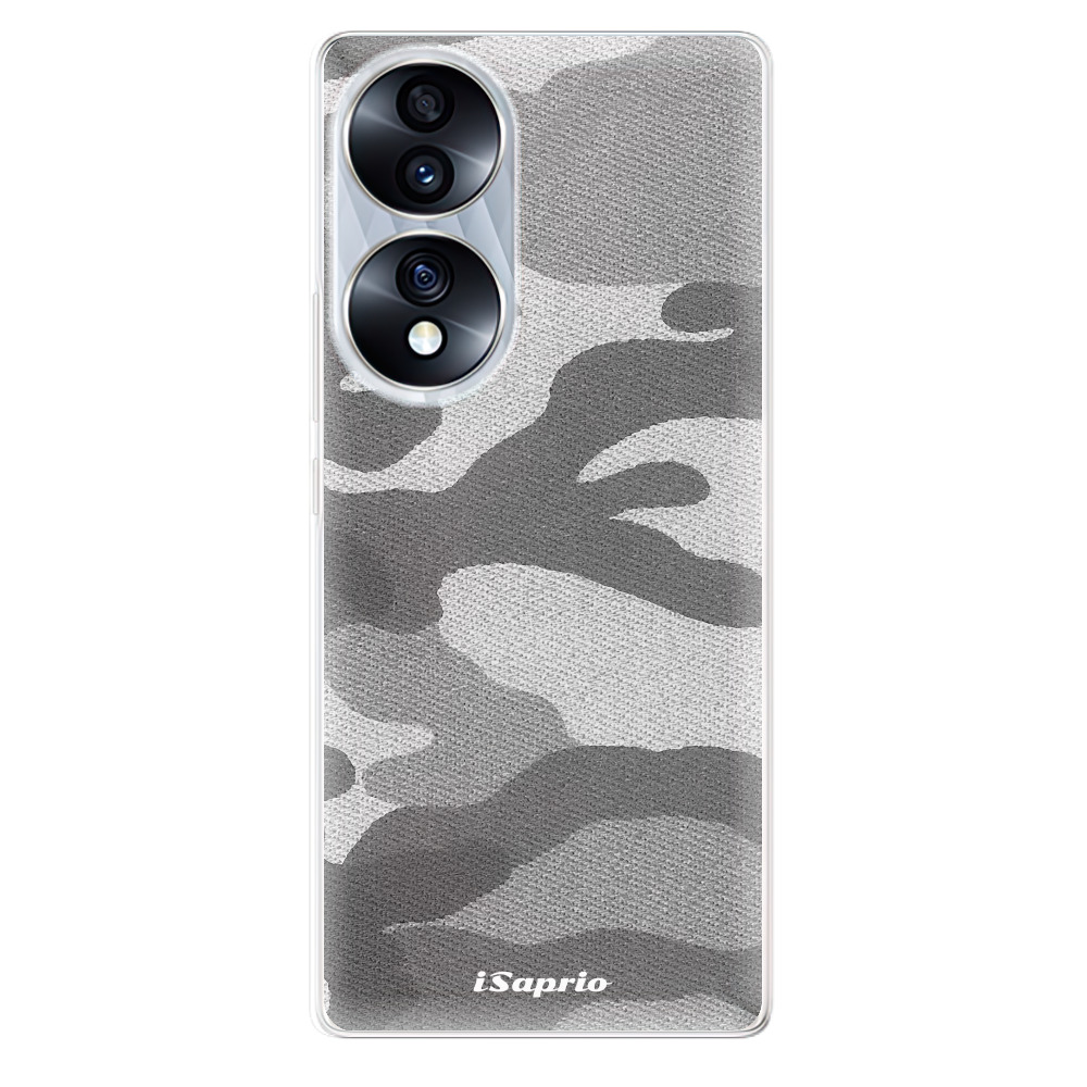 Odolné silikónové puzdro iSaprio - Gray Camuflage 02 - Honor 70