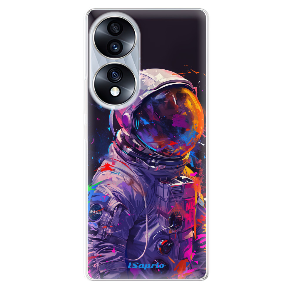 Odolné silikónové puzdro iSaprio - Neon Astronaut - Honor 70