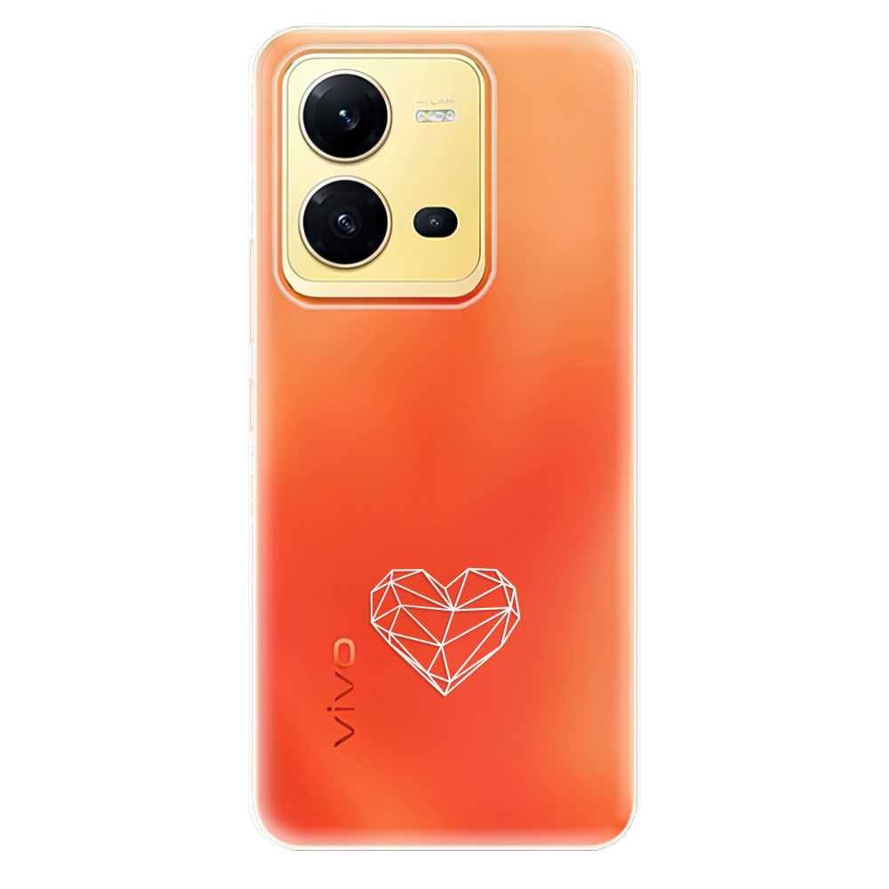 Odolné silikónové puzdro iSaprio - čiré - Digital Love - Vivo X80 Lite 5G