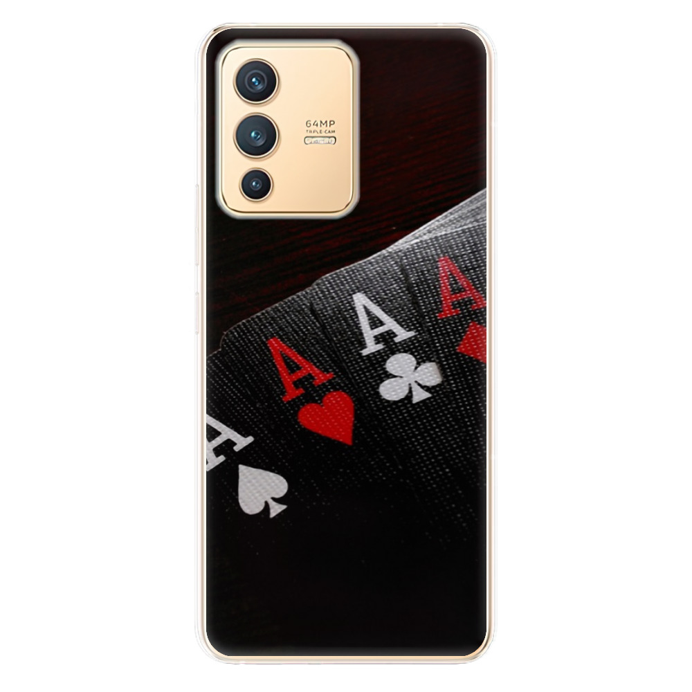 Odolné silikónové puzdro iSaprio - Poker - Vivo V23 5G