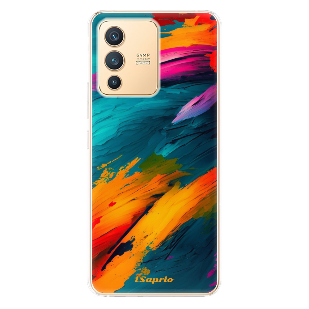 Odolné silikónové puzdro iSaprio - Blue Paint - Vivo V23 5G