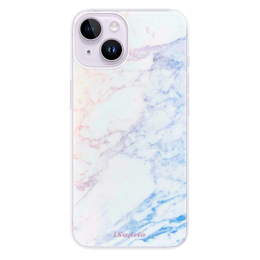 Odolné silikónové puzdro iSaprio - Raibow Marble 10 - iPhone 14