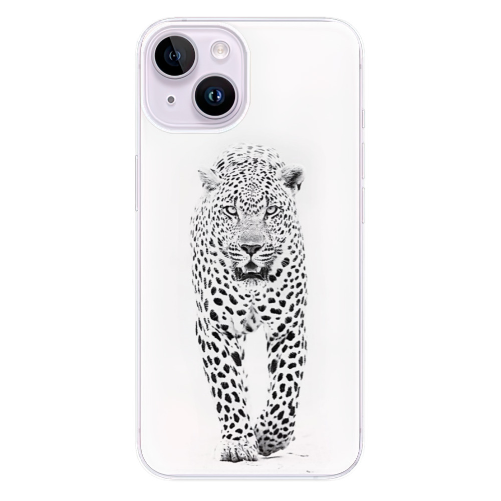 Odolné silikónové puzdro iSaprio - White Jaguar - iPhone 14