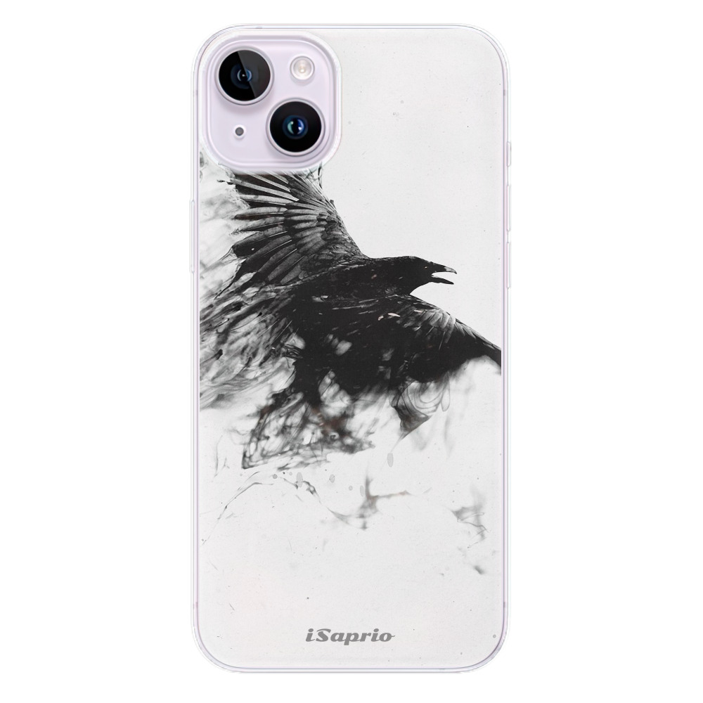 Odolné silikónové puzdro iSaprio - Dark Bird 01 - iPhone 14 Plus