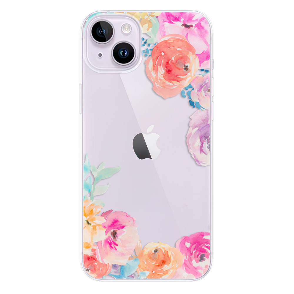 Odolné silikónové puzdro iSaprio - Flower Brush - iPhone 14 Plus