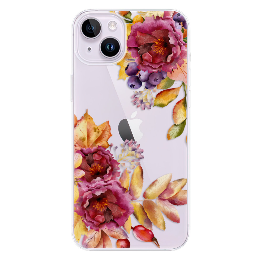 Odolné silikónové puzdro iSaprio - Fall Flowers - iPhone 14 Plus