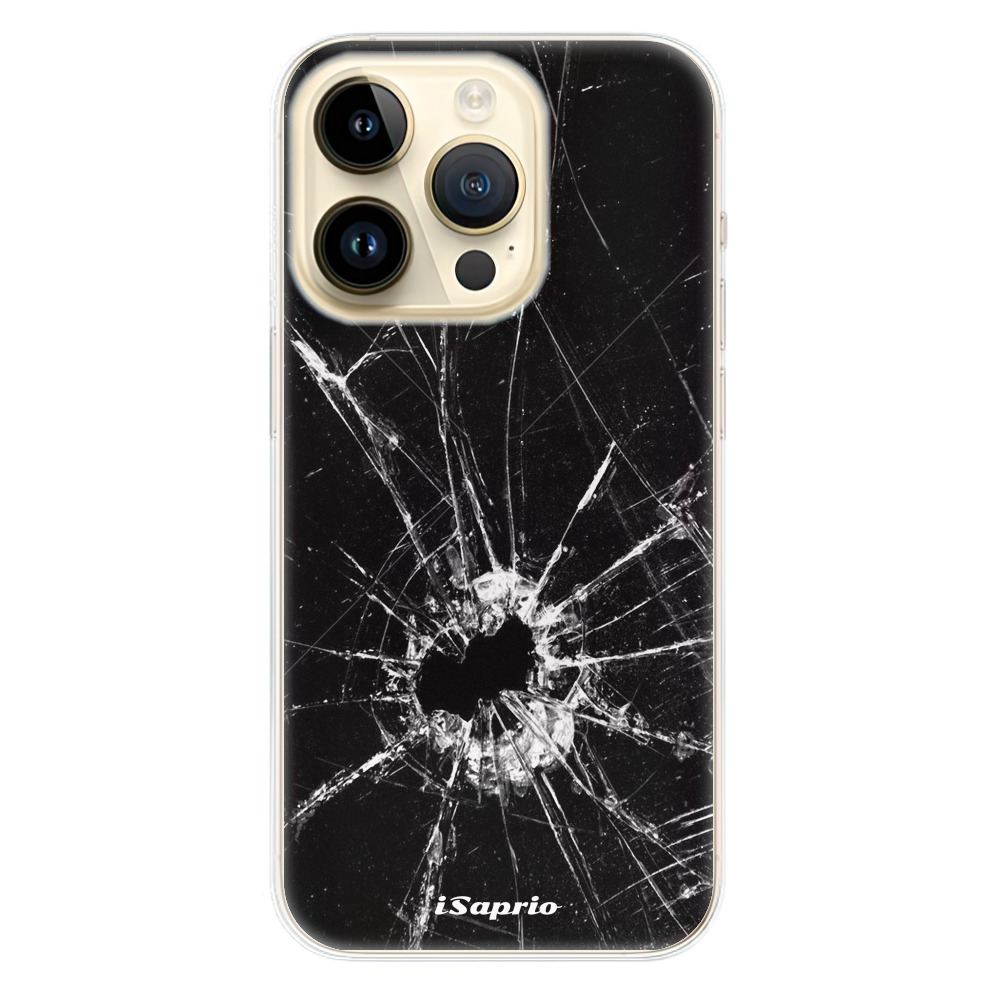 Odolné silikónové puzdro iSaprio - Broken Glass 10 - iPhone 14 Pro