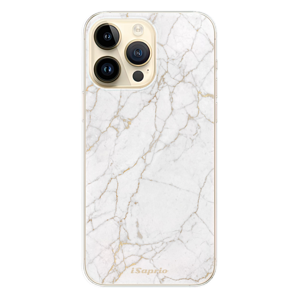 Odolné silikónové puzdro iSaprio - GoldMarble 13 - iPhone 14 Pro Max