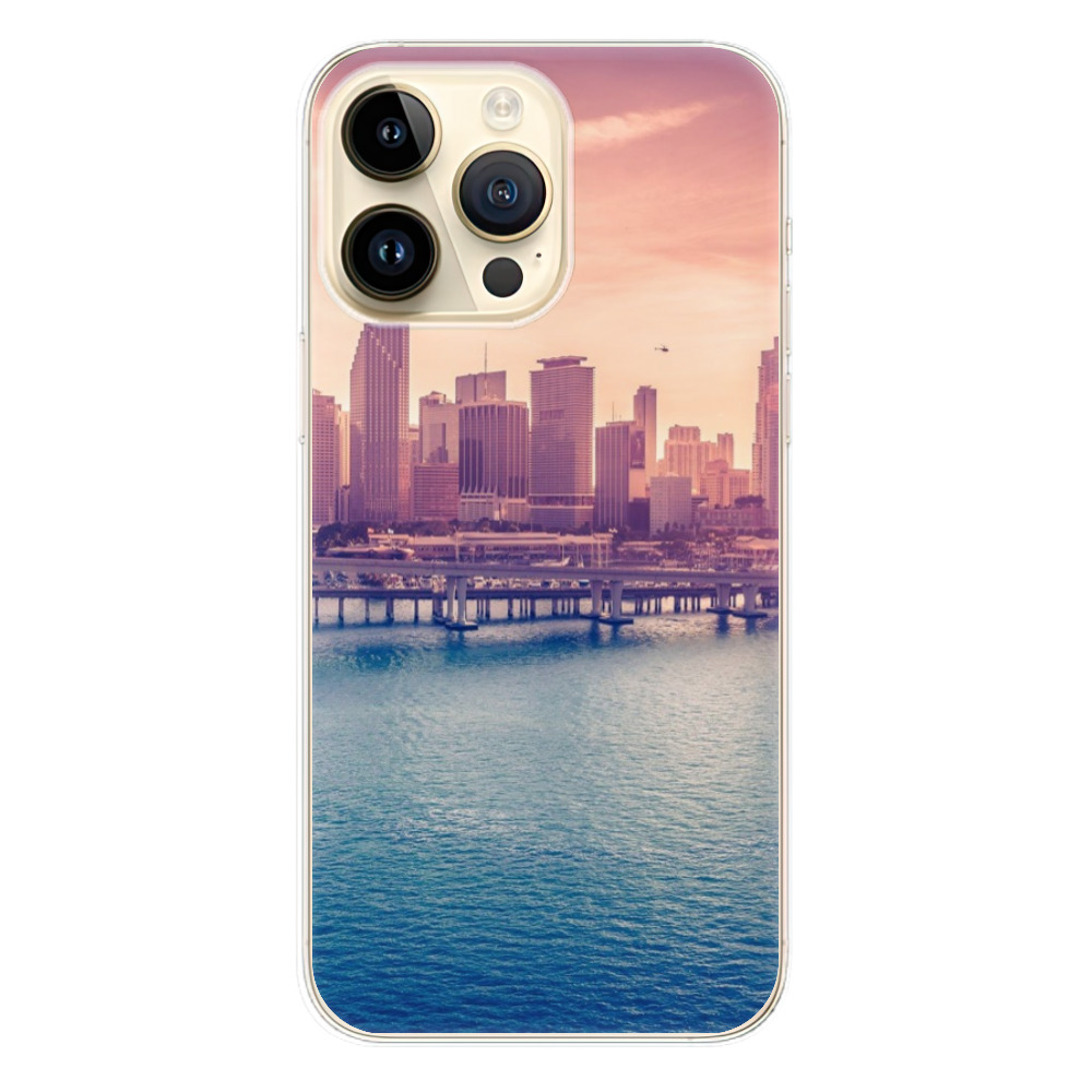 Odolné silikónové puzdro iSaprio - Morning in a City - iPhone 14 Pro Max