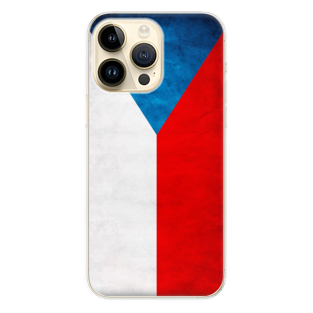 Odolné silikónové puzdro iSaprio - Czech Flag - iPhone 14 Pro Max