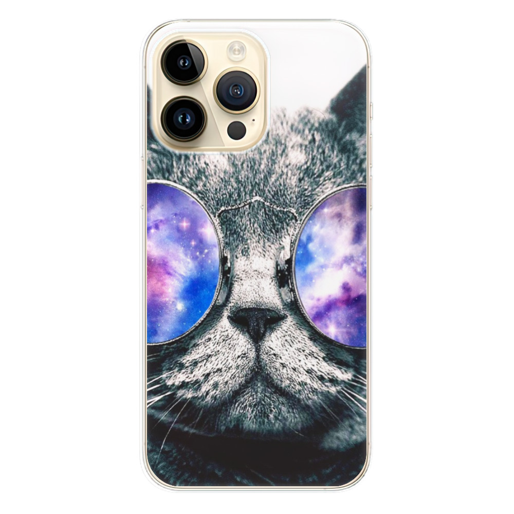 Odolné silikónové puzdro iSaprio - Galaxy Cat - iPhone 14 Pro Max