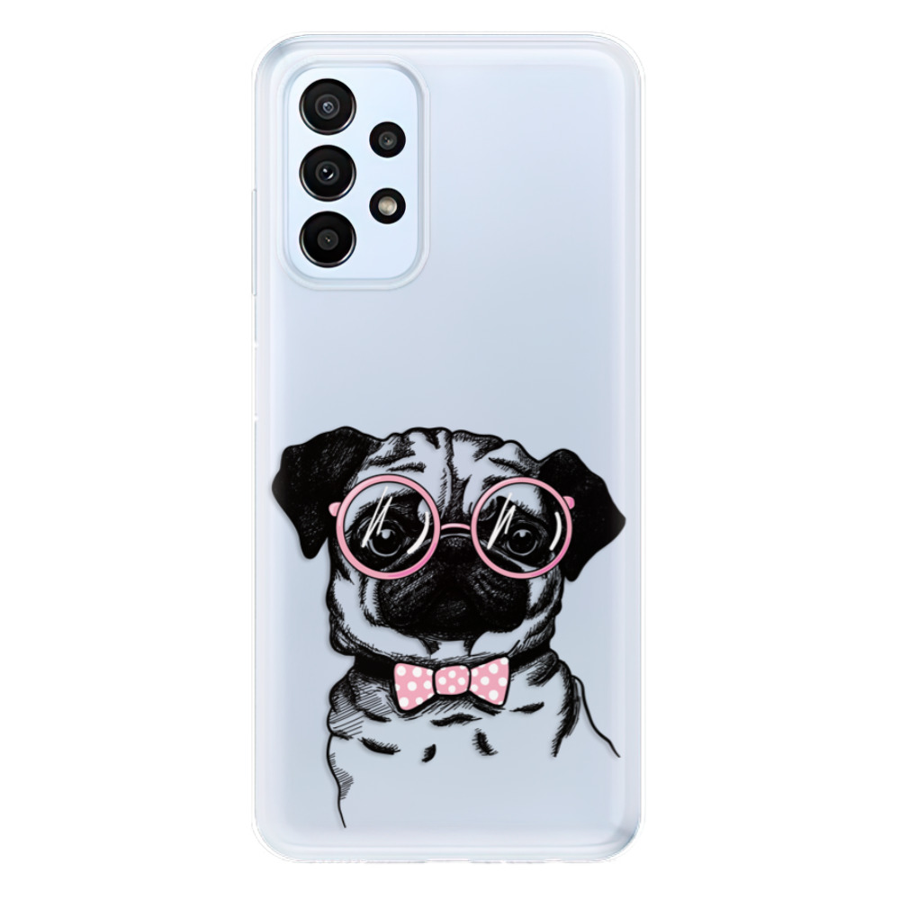 Odolné silikónové puzdro iSaprio - The Pug - Samsung Galaxy A23 / A23 5G