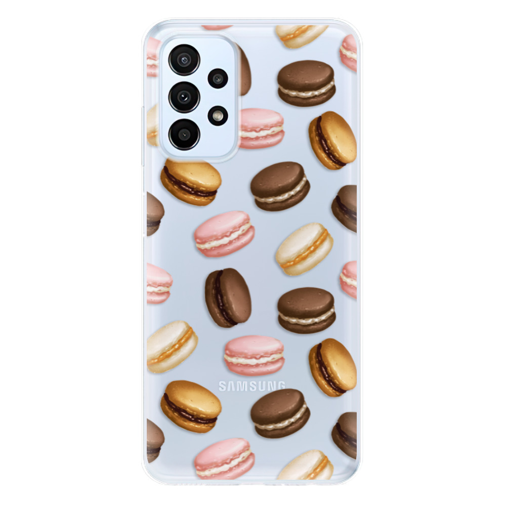 Odolné silikónové puzdro iSaprio - Macaron Pattern - Samsung Galaxy A23 / A23 5G