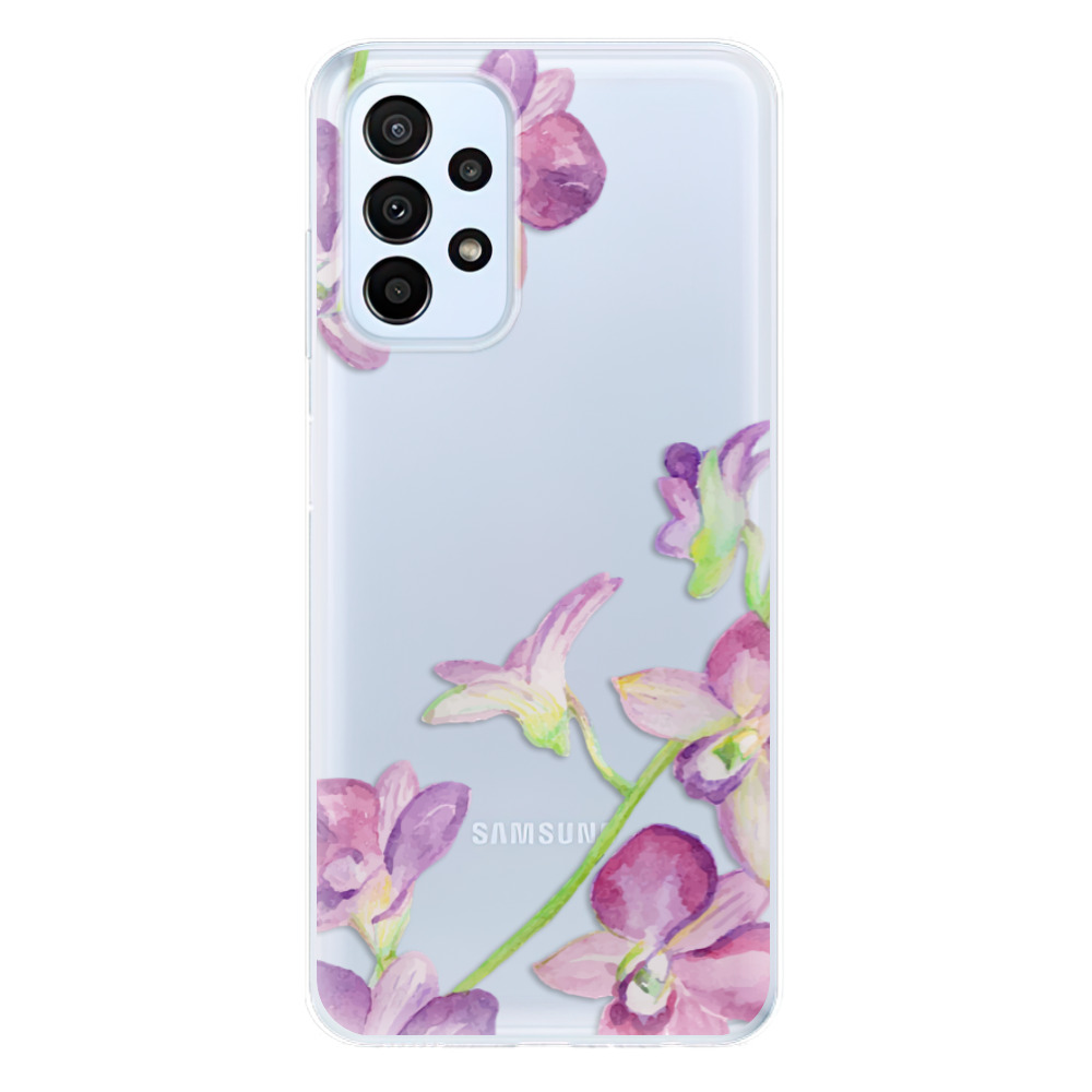 Odolné silikónové puzdro iSaprio - Purple Orchid - Samsung Galaxy A23 / A23 5G