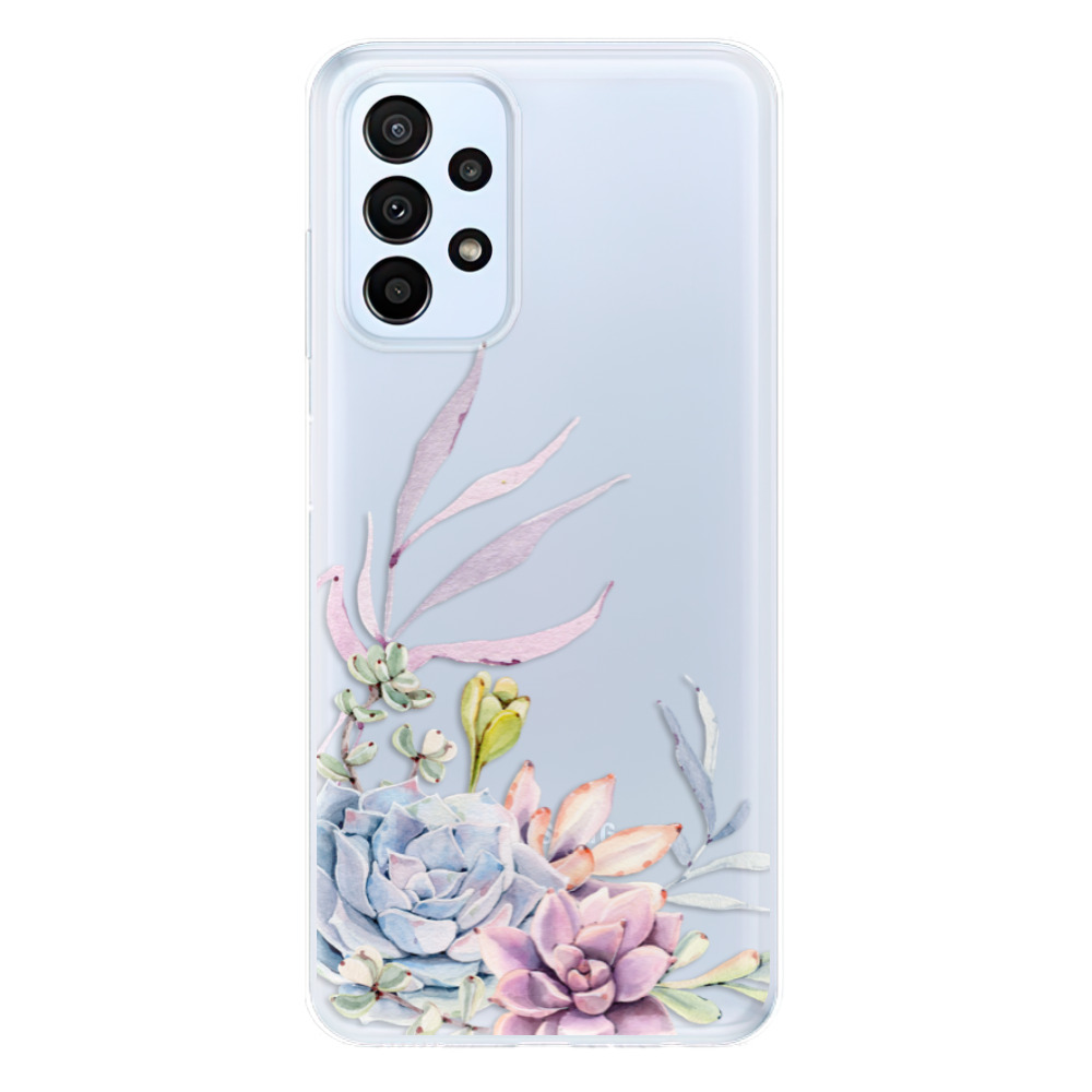 Odolné silikónové puzdro iSaprio - Succulent 01 - Samsung Galaxy A23 / A23 5G