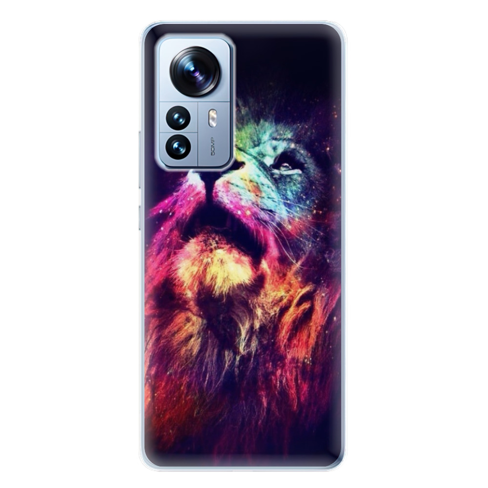 Odolné silikónové puzdro iSaprio - Lion in Colors - Xiaomi 12 Pro