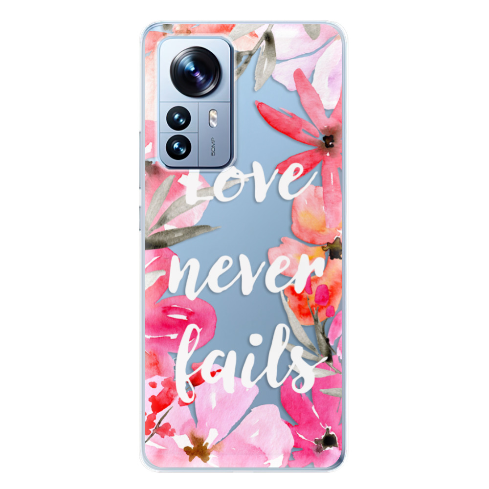 Odolné silikónové puzdro iSaprio - Love Never Fails - Xiaomi 12 Pro