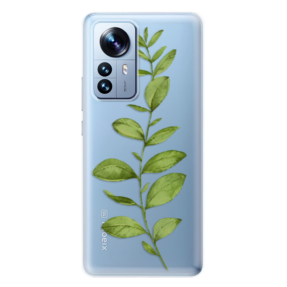 Odolné silikónové puzdro iSaprio - Green Plant 01 - Xiaomi 12 Pro