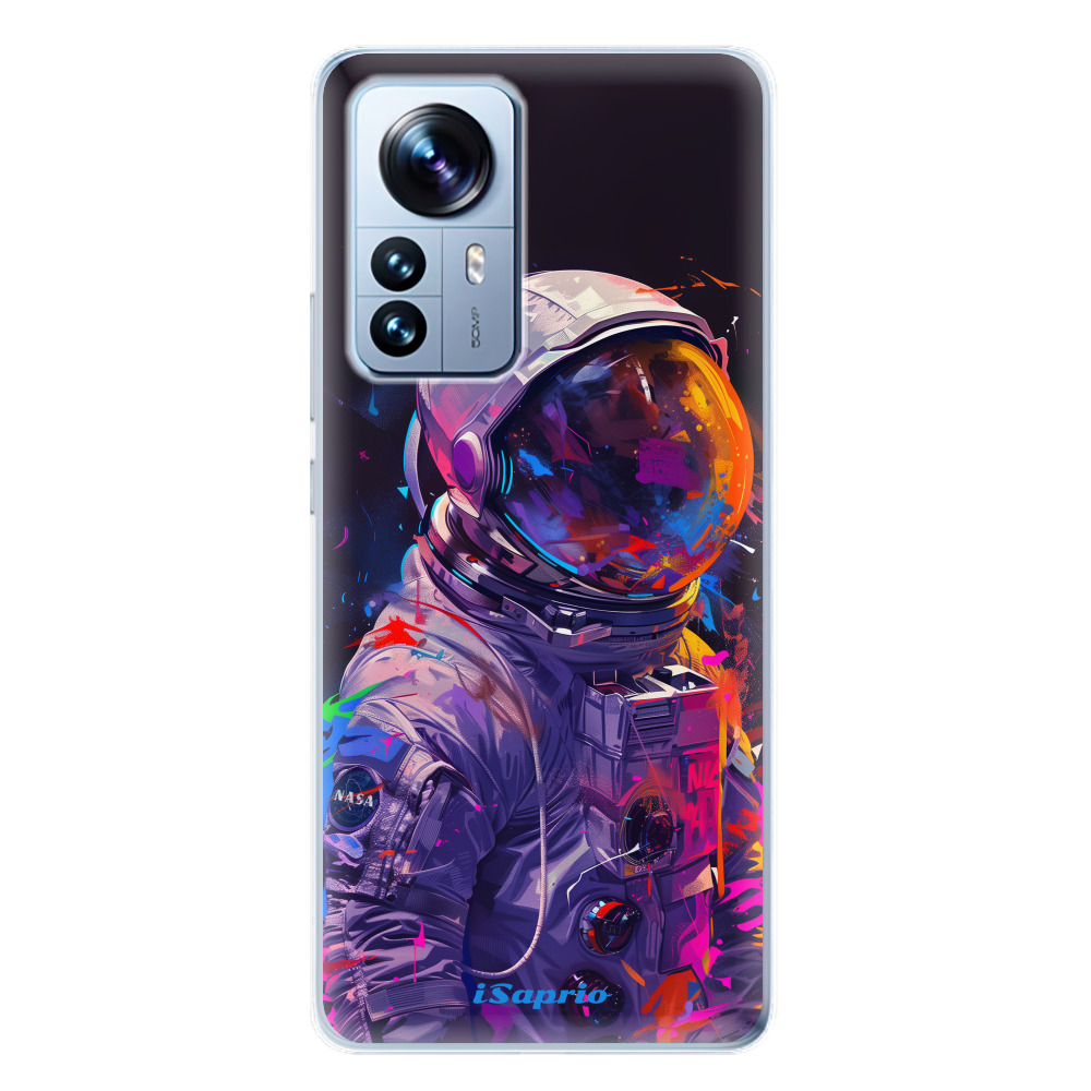 Odolné silikónové puzdro iSaprio - Neon Astronaut - Xiaomi 12 Pro