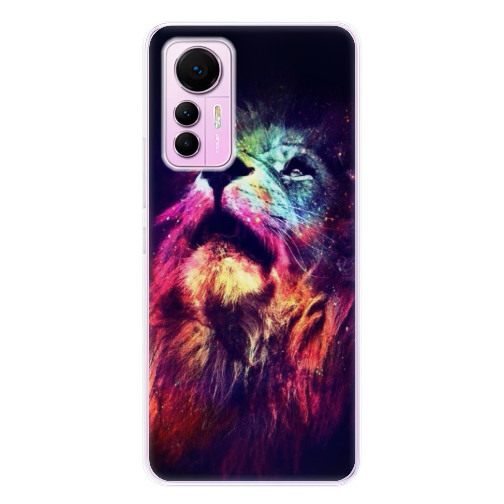 Odolné silikónové puzdro iSaprio - Lion in Colors - Xiaomi 12 Lite